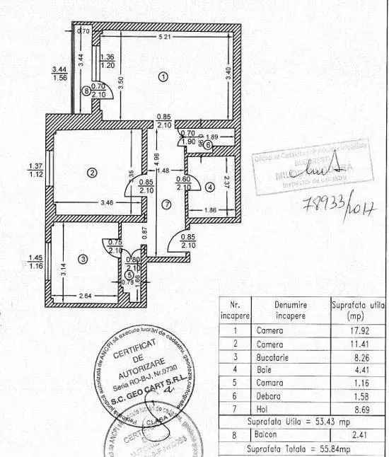 inchiriere apartamente 2 camere tineretului modern balcon