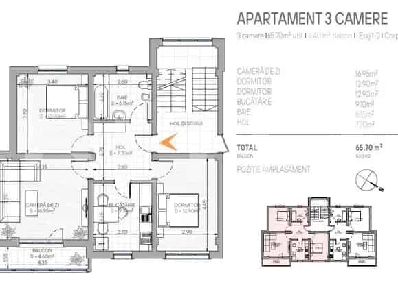 Apartament 3 Camere Schitul Duca Rate Direct Dezvoltator