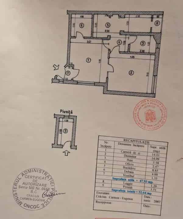 Apartament 2 Camere Unirii Calea Calarasi Centrala Boxa Parcare