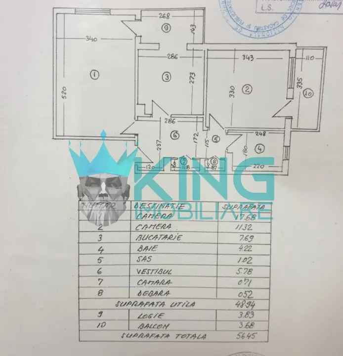 Vânzare apartamente 2 camere Aviației complet mobilat