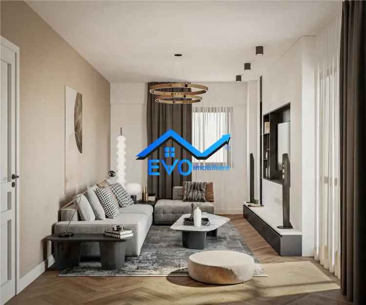 Apartament de vanzare cu 2 camere, decomandat, 58,41 mp, zona Galata, Complex nou, Comision 0