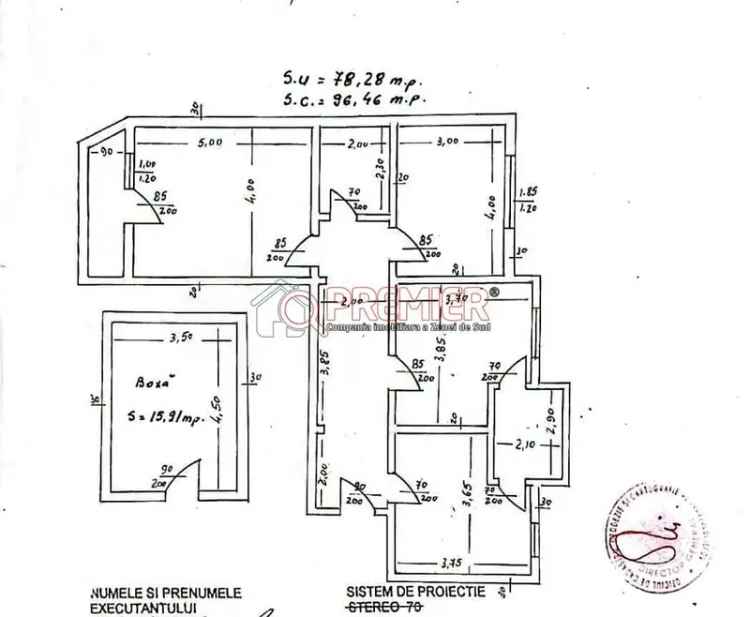 Vânzare apartamente 3 camere decomandat în Popesti Leordeni cu două balcoane