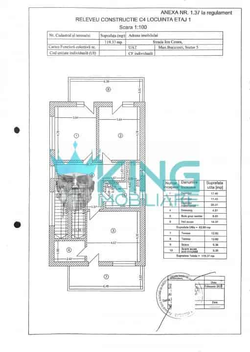 Casa Rahova Antiaeriana 2500mp Curte P+1+M 2012