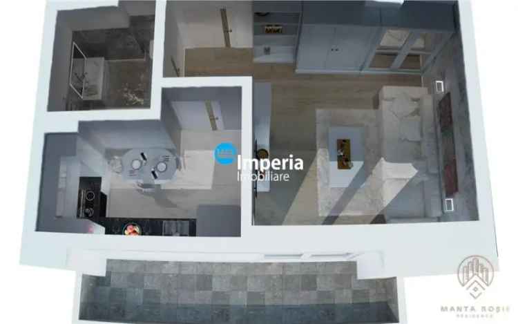 Apartament 1 camera FINALIZAT decomandata, Bloc nou Continental