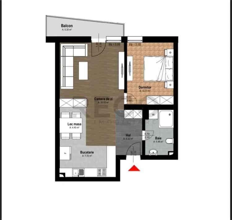 Apartament de vanzare cu 2 camere in bloc nou in apropiere de padure