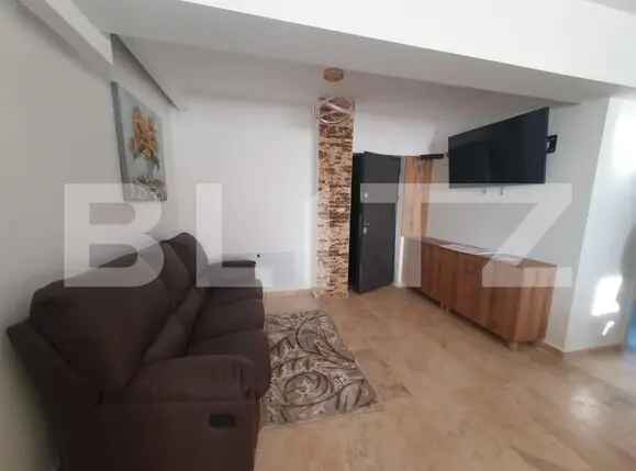 Apartament cu 3 camere, 54 mp, mobilat si utilat de lux, zona Petrom