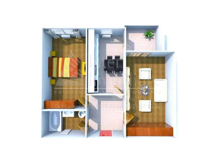 Vanzare apartamente cu 2 camere Nicolina pizza Nico cu balcoane
