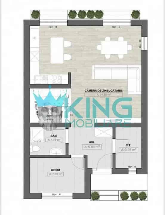 Casa la Rosu Bariera Vacaresti 3 Dormitoare 3 Bai