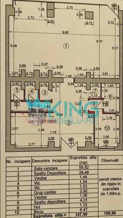 Mosilor Spatiu Comercial 108 MP Stradal Trifazic