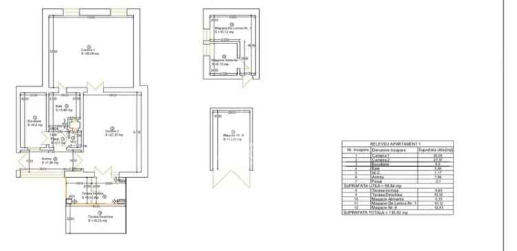 Apartament de vanzare spatos cu 2 terase si loc de parcare in Timișoara