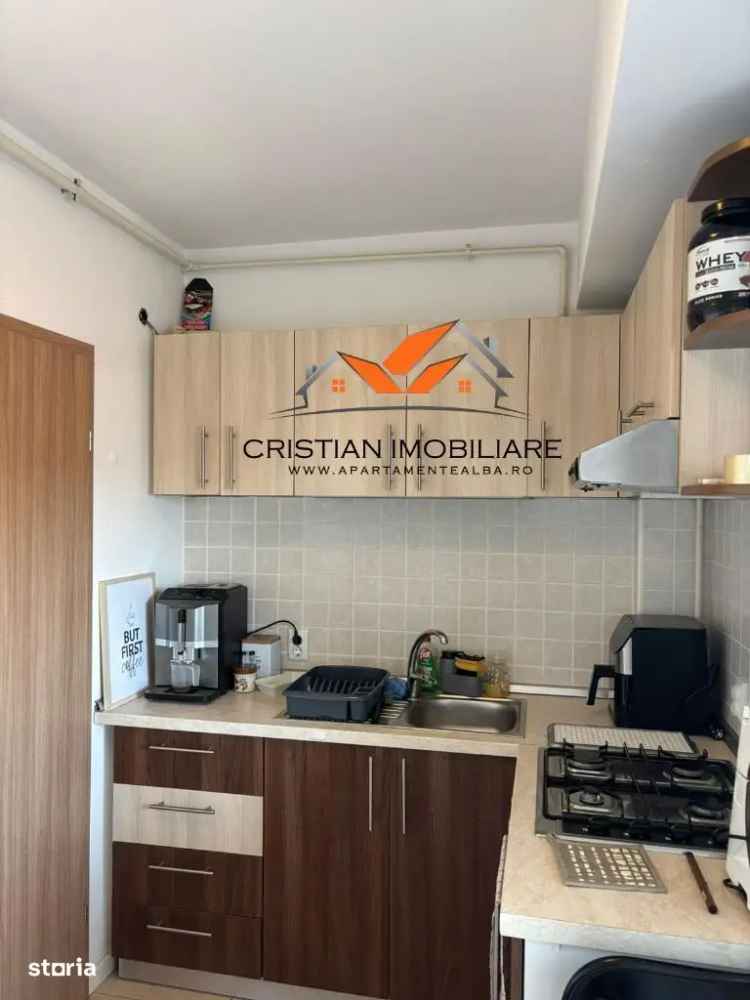 Vanzare apartament o camera bloc nou zona Gara complet mobilat