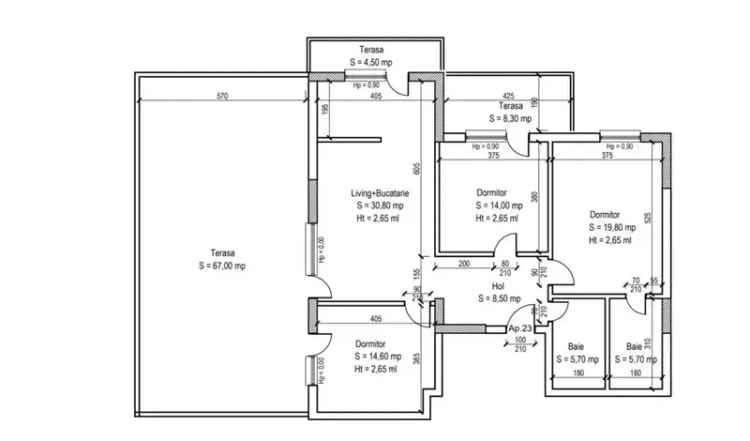 Vânzare apartament 4 camere în Theodor Pallady cu terasă 71 mp