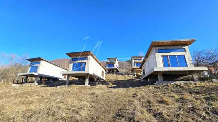 Vanzare terenuri complex cu 9 cabane in Valea Doftanei cu vedere panoramica