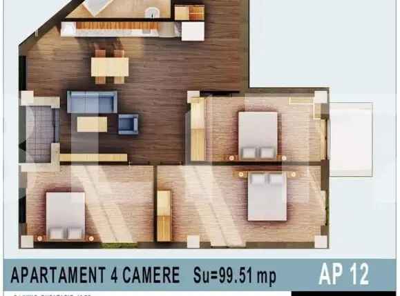 Apartament de 4 camere, bloc nou, Calea Moldovei!