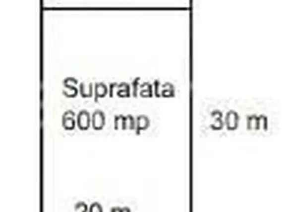 Teren intravilan de 600 mp, front 30 ml, Todirel-Barnova