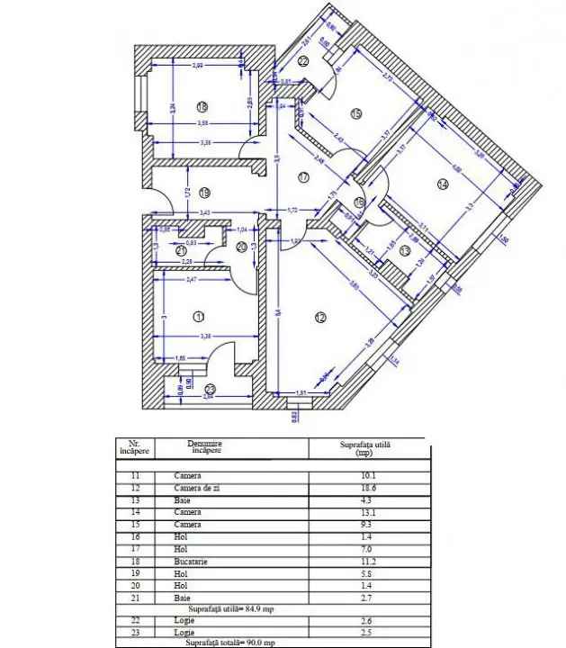 Inchiriere apartamente 4 camere Aviatiei complet mobilat