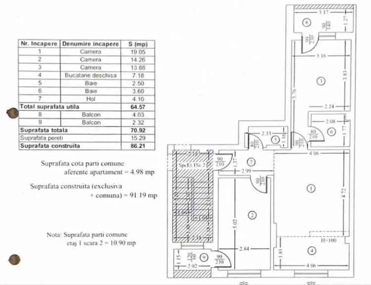 Vanzare apartamente 3 camere Dudu mobilat si utilat