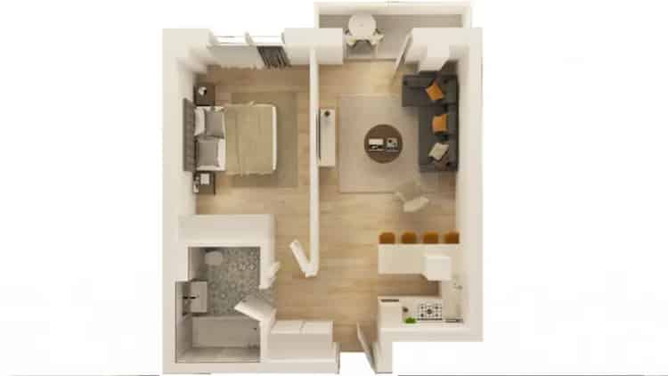 Apartament 2 Camere Trivale Bloc Nou TVA Inclus