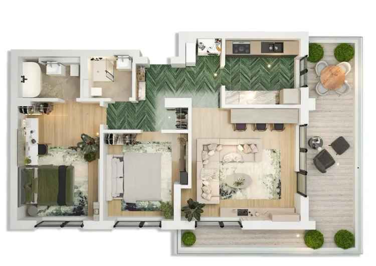 Apartament 3 camera I Forest Views I Proiect exclusivist