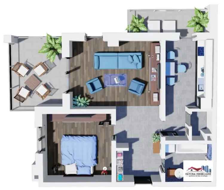 Vanzare apartamente 2 camere Ansamblul Green Residence