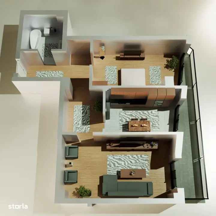 Apartament de vânzare 2 camere Perpetum Residence III Constanța