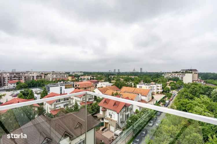 Cumpărați penthouse de lux cu 5 camere în zona Herăstrău cu priveliște superbă