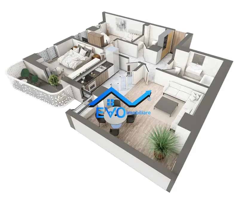 Apartament 2 camere Galata Bloc Nou 63mp Comision 0
