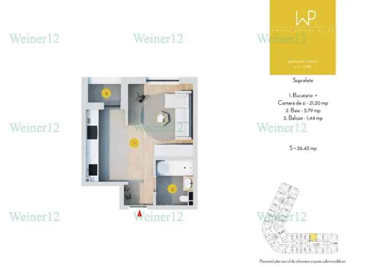 Apartamente noi de vanzare pe Str. Weiner Palada cu 200m distanta de parc