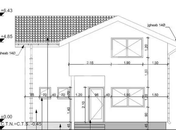 Vânzare casa individuală Giroc cu 5 camere și teren de 460 mp