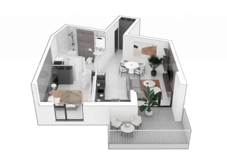 Apartament 2 Camere Modern Etaj 1 Complex Premium