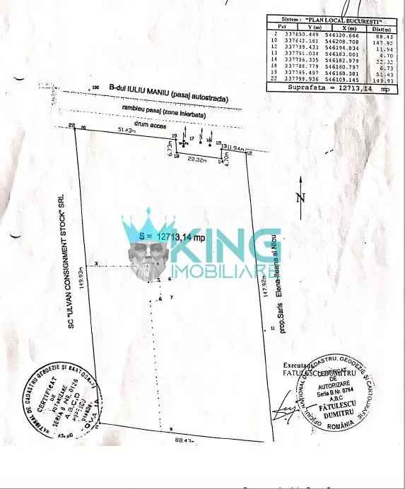 Iuliu Maniu | Teren 12.700mp | Deschidere 85ml | Ideal Parcare, Logistica, Hala