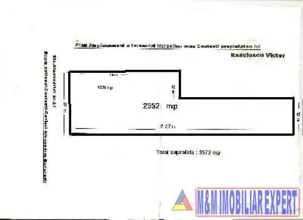 Teren Intravilan de Vanzare – 3500 mp in Costești, Argeș