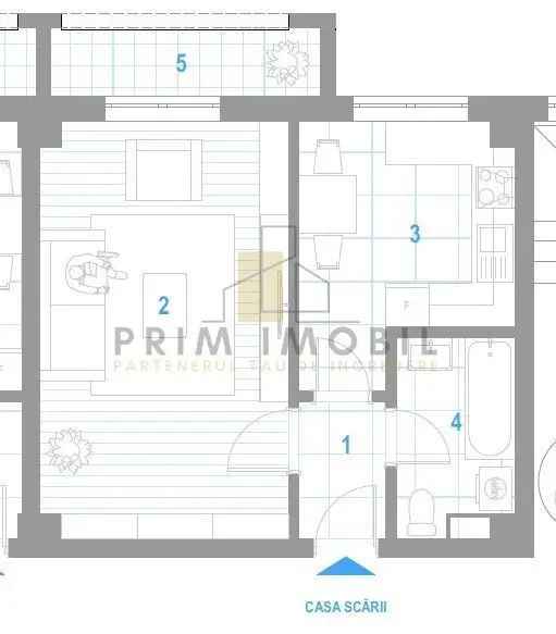 Apartament Modern cu Centrala Termic\]a si Incalzire in Pardoseala