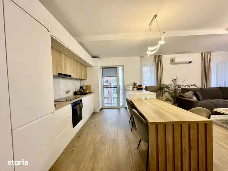 Vânzare apartamente 3 camere mobilat str. Paris cu parcare subterană