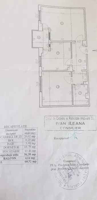 Rovine | 2 Camere | AC | Centrala | Balcon |