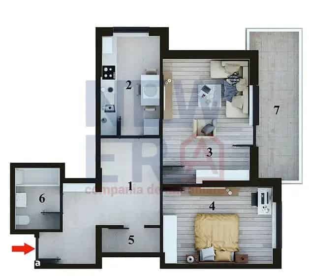Apartament cu 2 camere de vanzare in Bragadiru COMISION 0% DIRECT DEZV