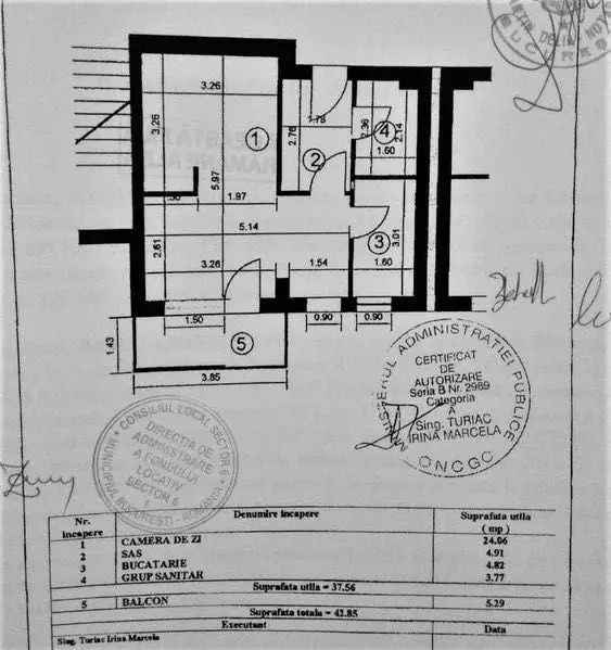 Închiriere apartamente Drumul Taberei cu 43 mp și facilități moderne