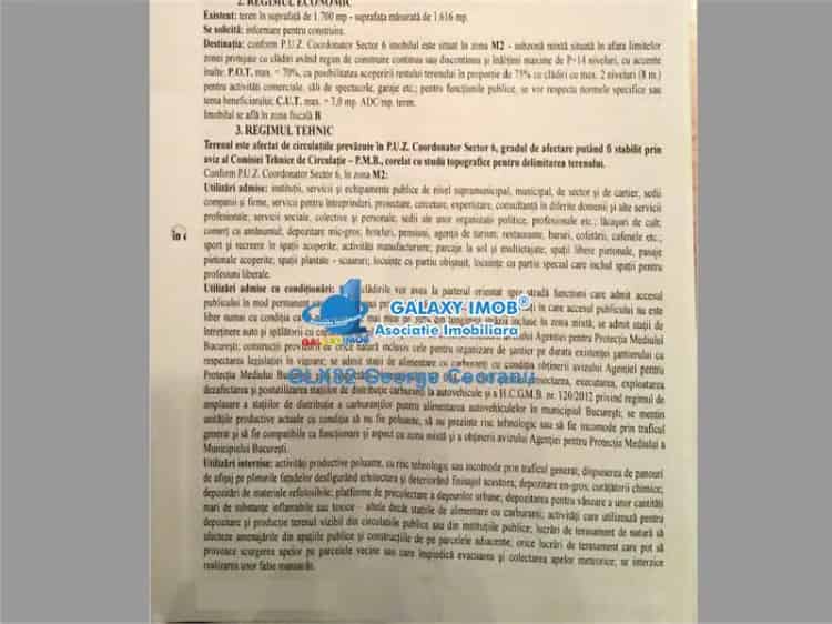Teren Vanzare 1600mp Militari Drumul Belsugului Green Residence
