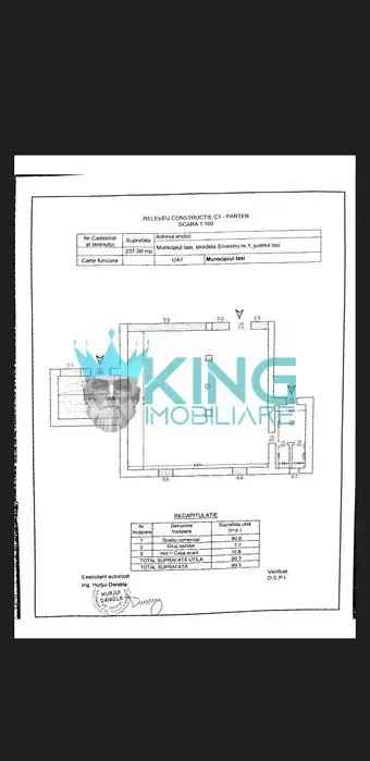 spatiu comercial|strada silvestru nr 1|100mp +30 mp terasa|centrala proprie|ac