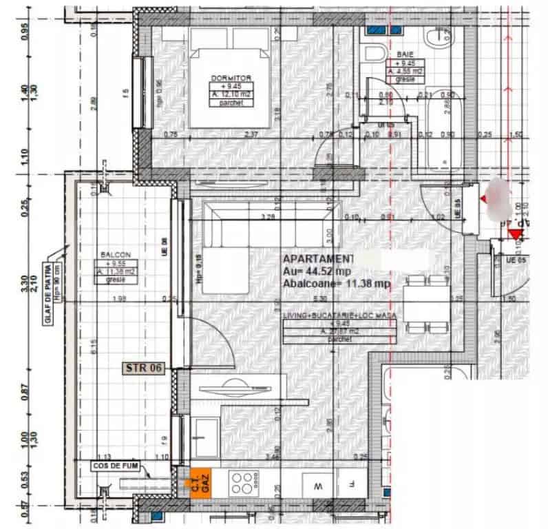 Apartament 2 Dormitoare Floresti Zona Cetate