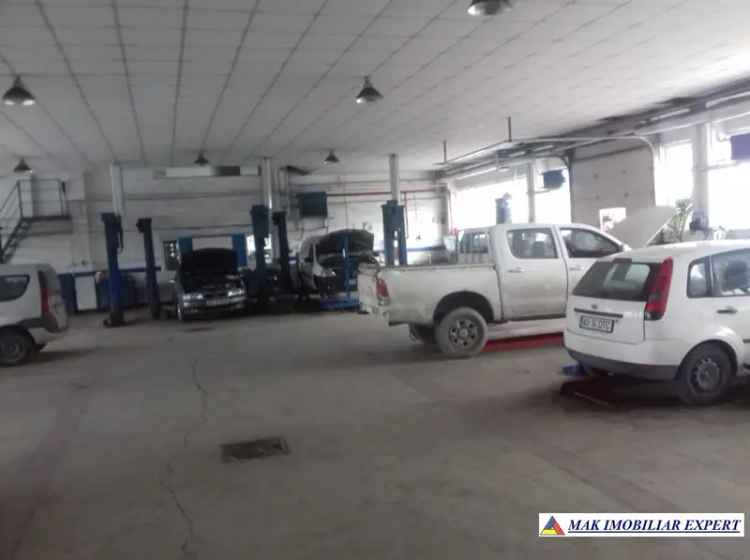 Inchiriez spatii comerciale service auto Campulung 5400 mp