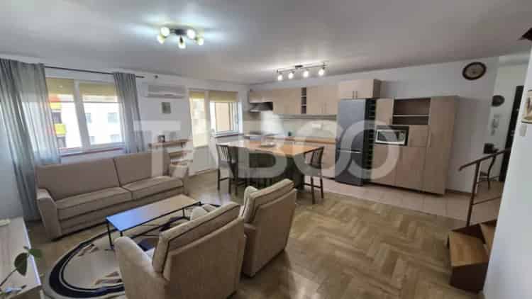 Apartament 3 camere Sibiu Rahovei 89 mp Mansarda Mobilat