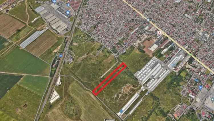 Vânzare teren 12500 mp în Voluntari, aproape de Kaufland și stații de metrou