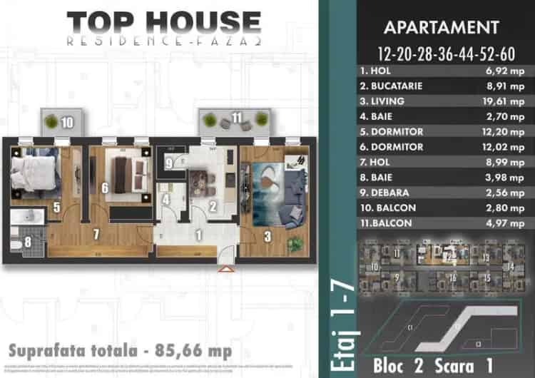 Apartamente 2 si 3 Camere Sector 4 Tudor Arghezi Metrou