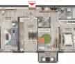 Apartament 3 camere decomandat 74 mp zona Pictor Brana