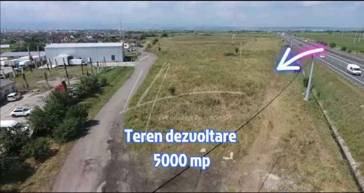 Vanzare teren intravilan Sibiu 5000 mp pentru dezvoltari rezidentiale