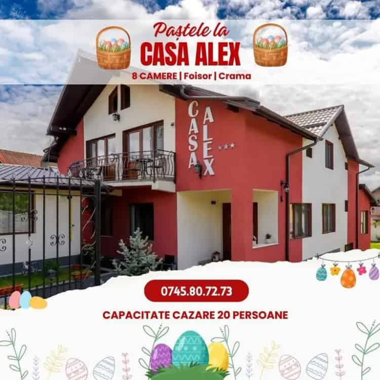 Cazare Paste 2025 Calimanesti 8 Camere Pensiune Casa Alex