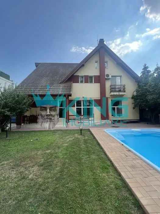 Vanzare vila 6 camere Pipera cu piscina si 5 balcoane