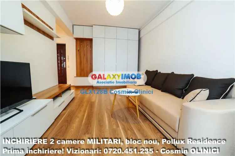 Inchiriere 2 camere bloc nou Militari, Pollux Residence