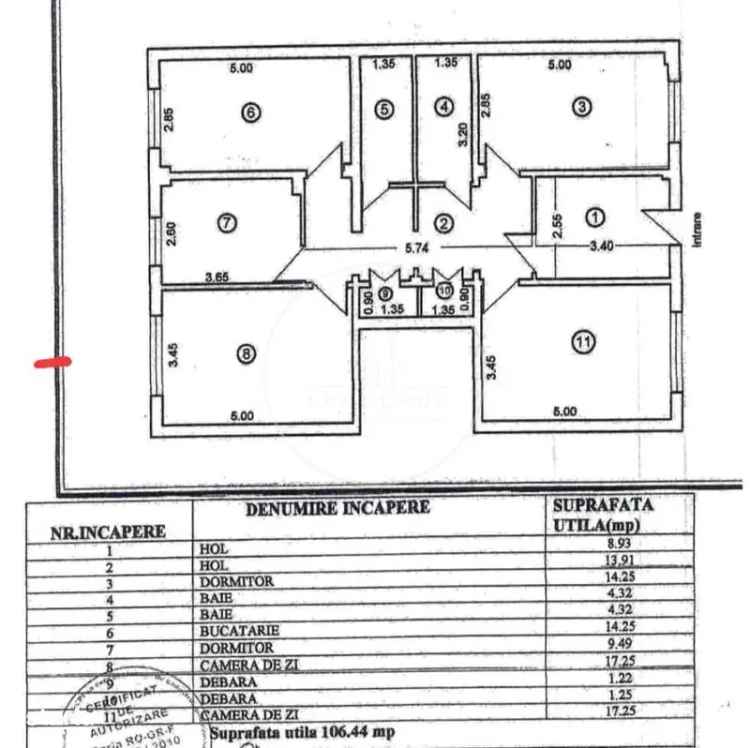 Vanzare apartamente 4 camere Giurgiu Cartier Tineretului intrare separata